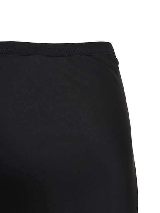 ANINE BING ELASTIC WAIST MIDI SKIRT