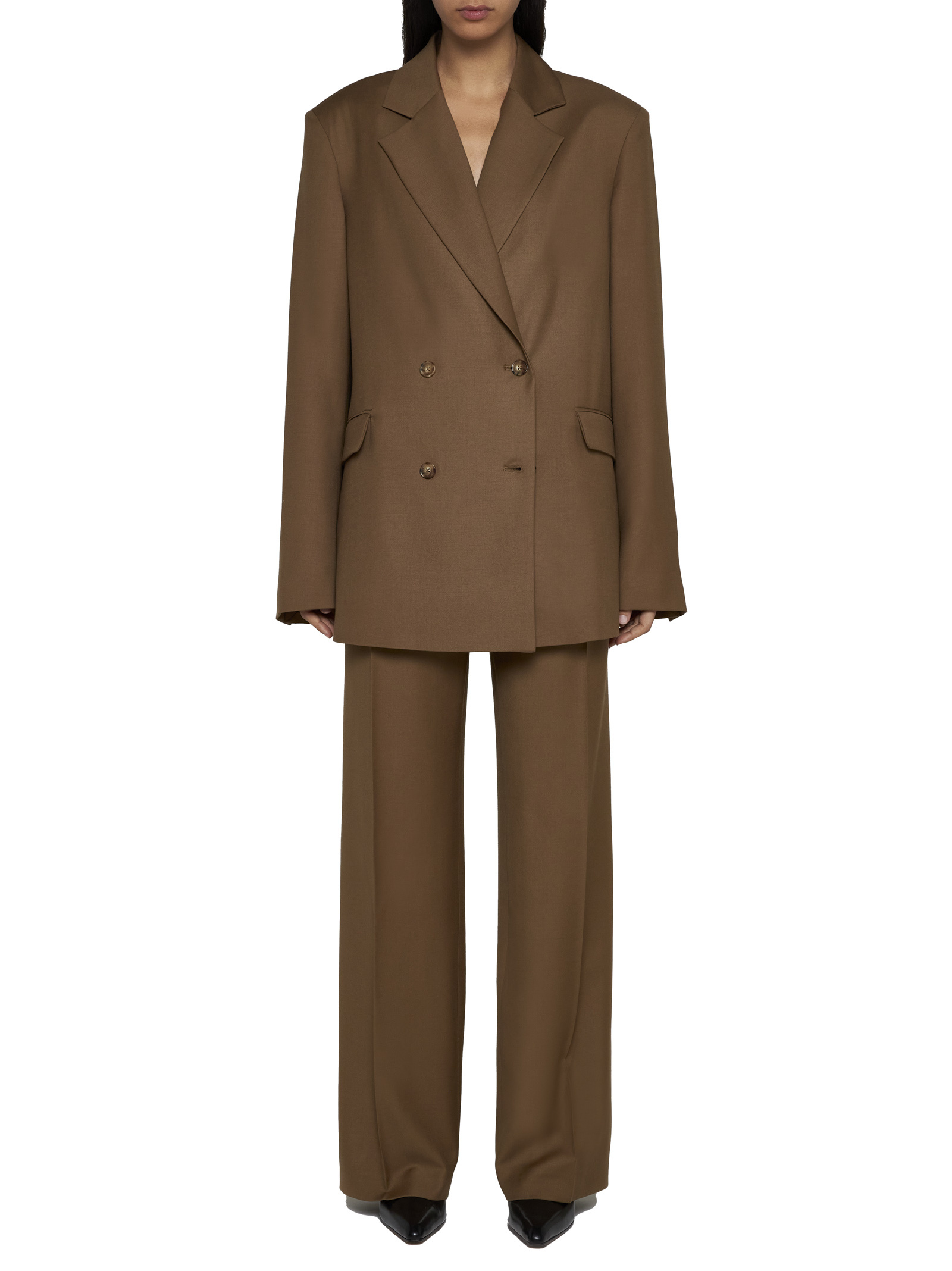 LOULOU STUDIO TAILORED WOOL TROUSERS