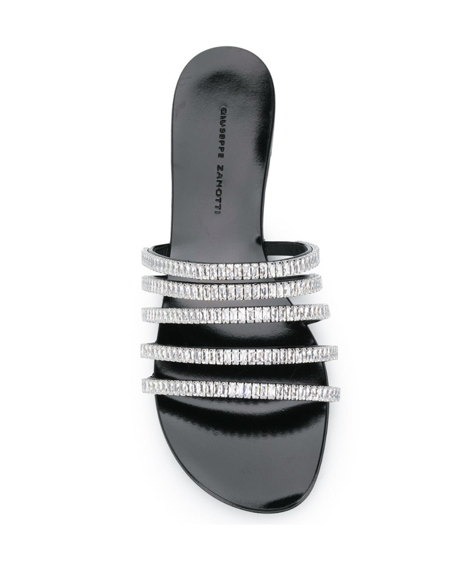 Shop Giuseppe Zanotti Logo Flip-flops In White