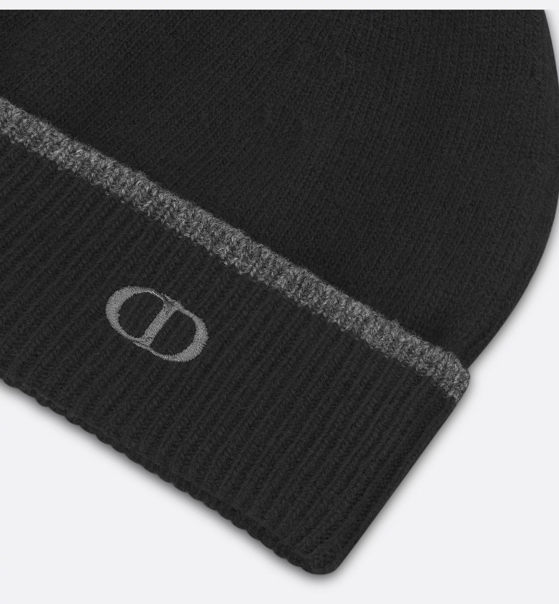 Dior Cd Icon Beanie In Black