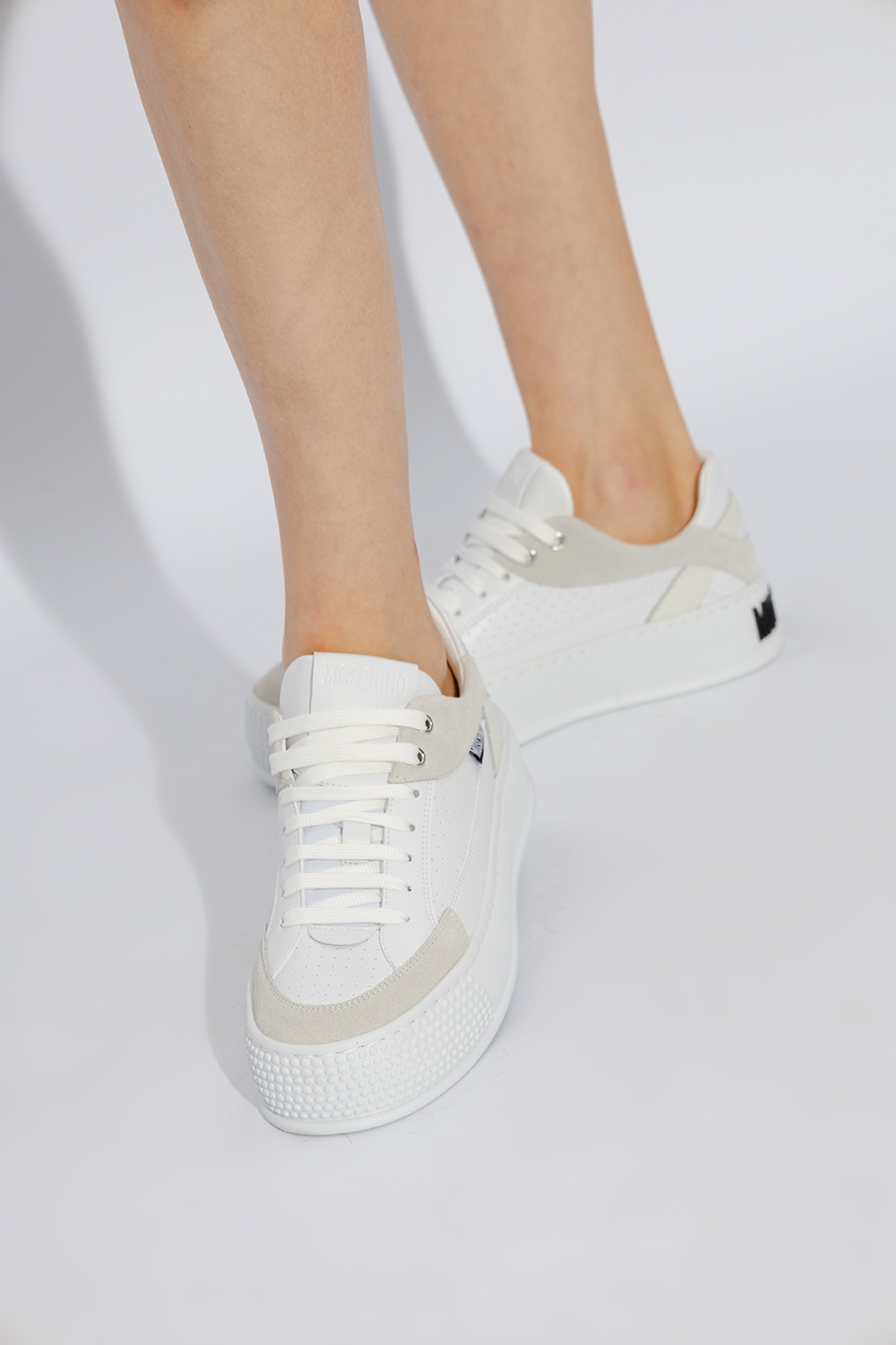 Moschino Round In White