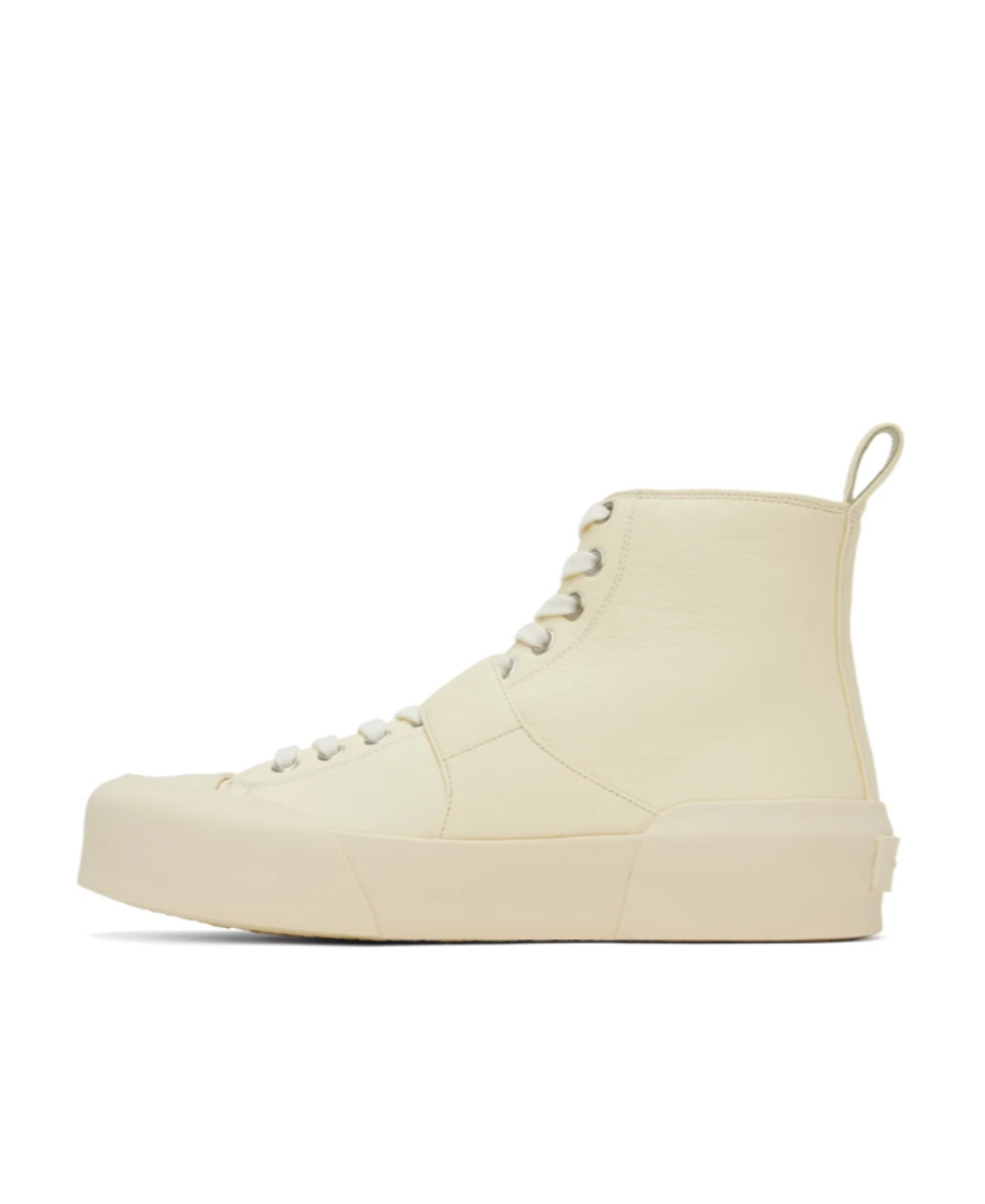 JIL SANDER ROUND HEAD LACE-UP CASUAL SPORTS SHOES