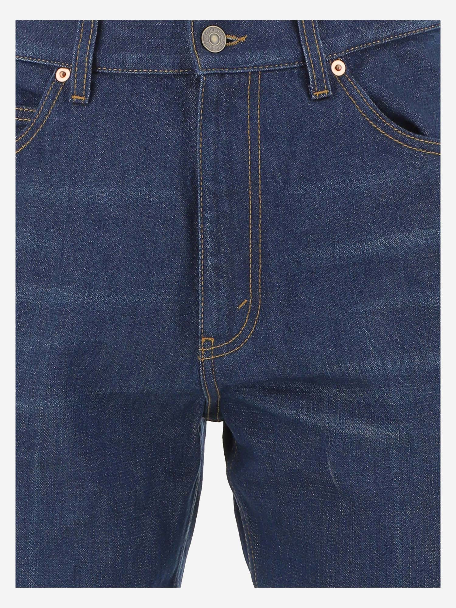 Gucci Eco-washed Organic Straight-leg Jeans In Blue