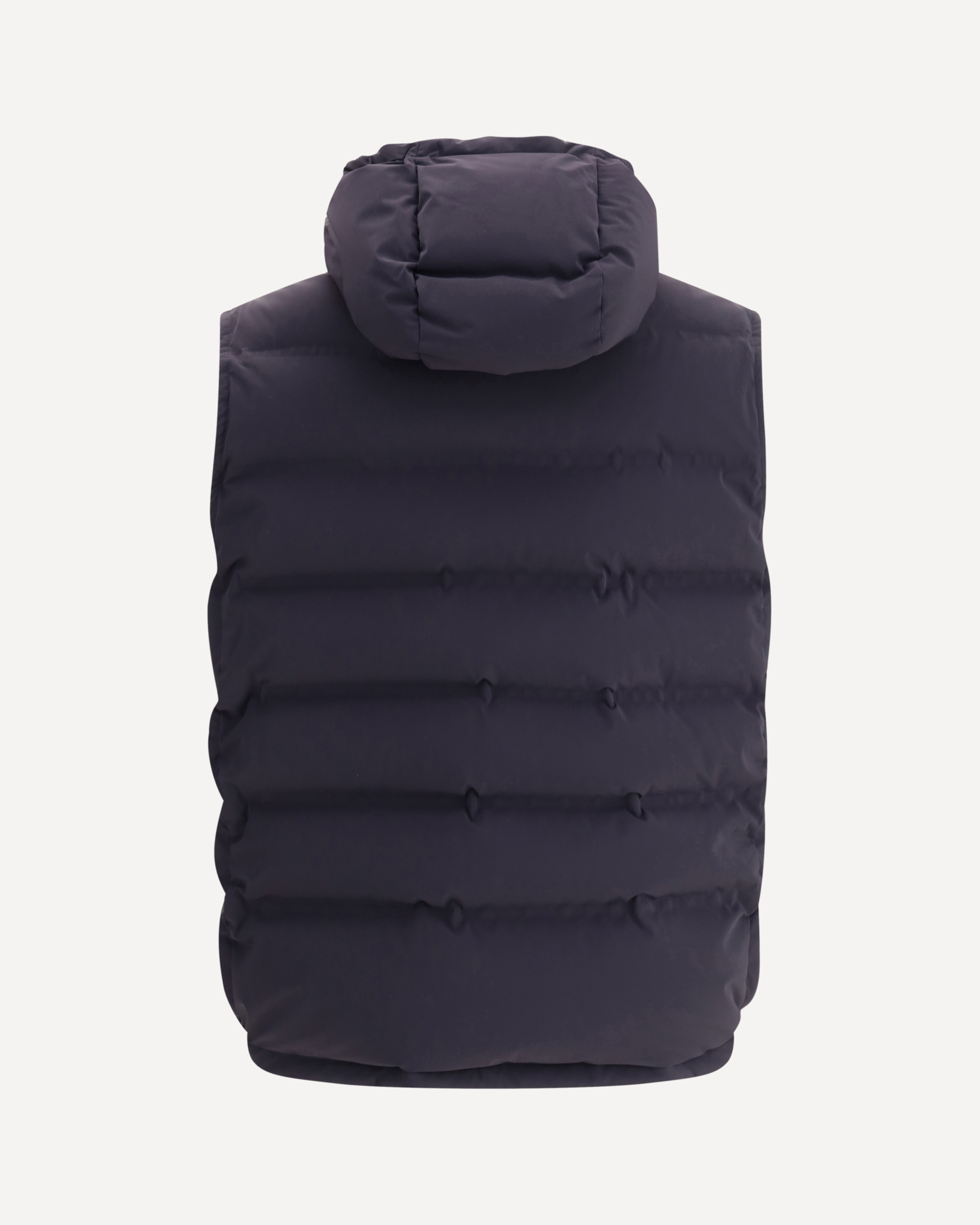 Brunello Cucinelli Down Vest In Blue