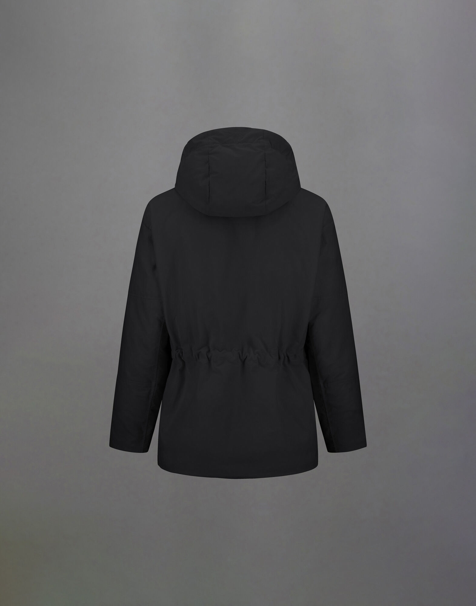 Herno Long-sleeved Parka In Black