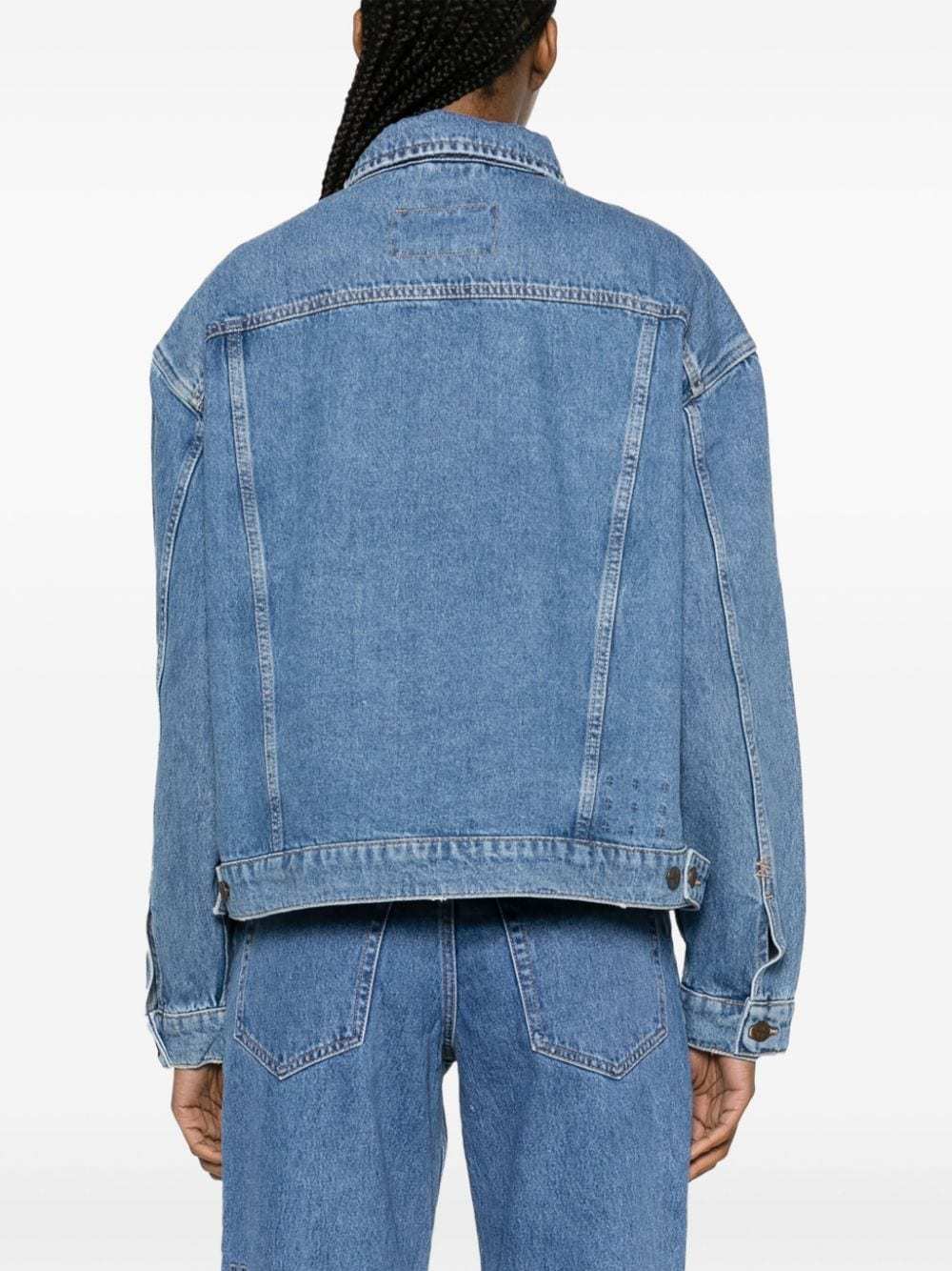 Ksubi Heritage Denim Trucker Jacket In Blue