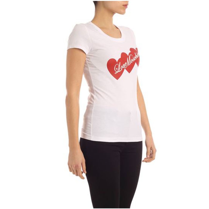 Moschino Printed Logo T-shirt In Multicolor