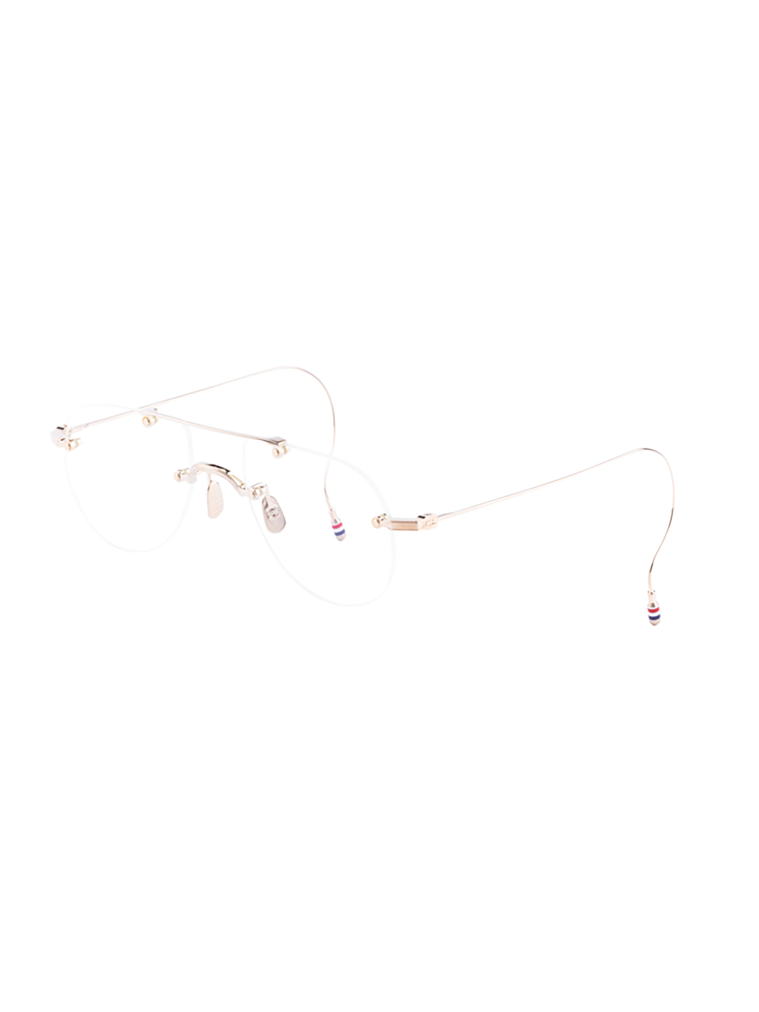 Thom Browne Frameless Plain Mirror In Gold