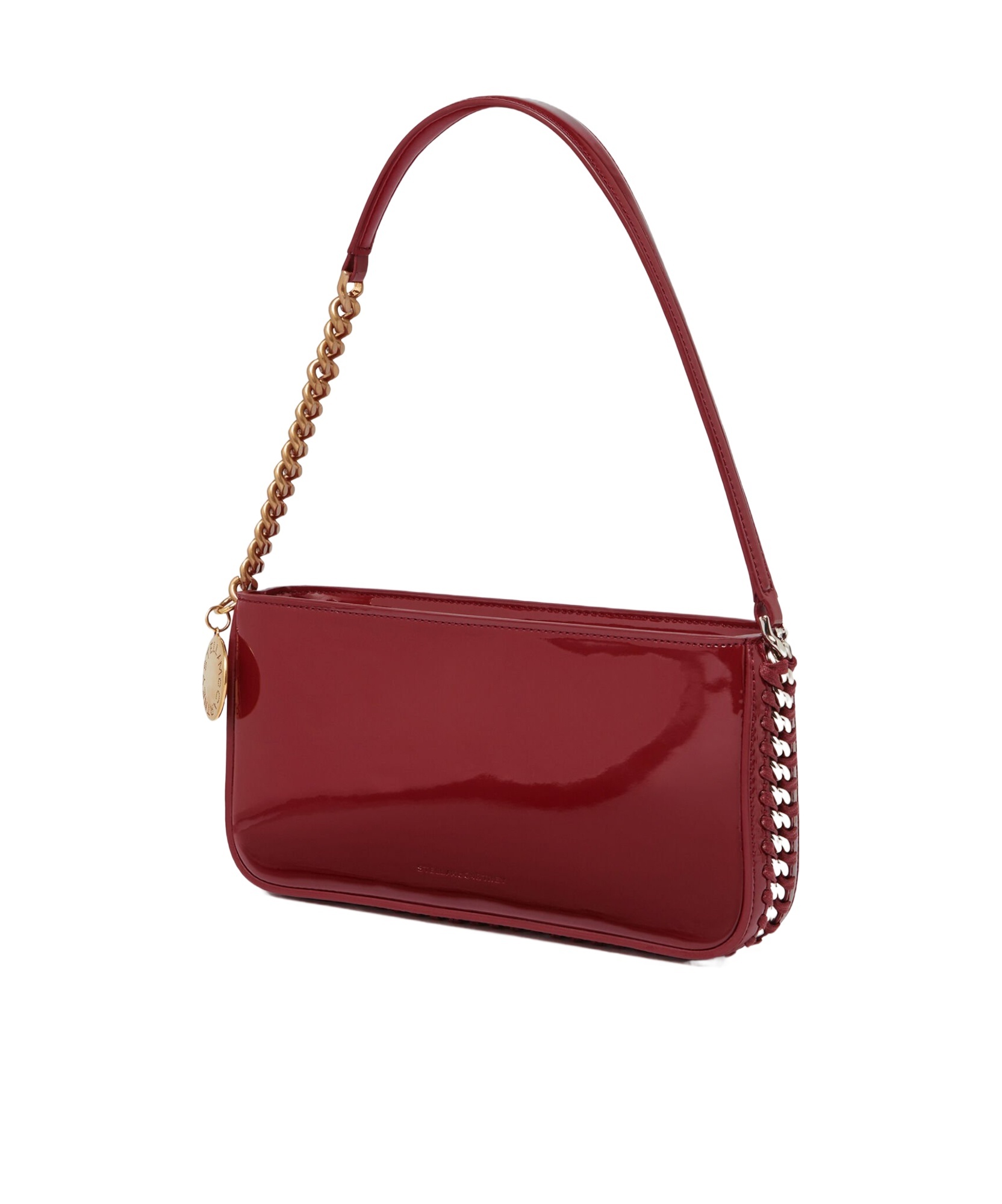 Stella Mccartney Frayme Baguette Shoulder Backpack In Red