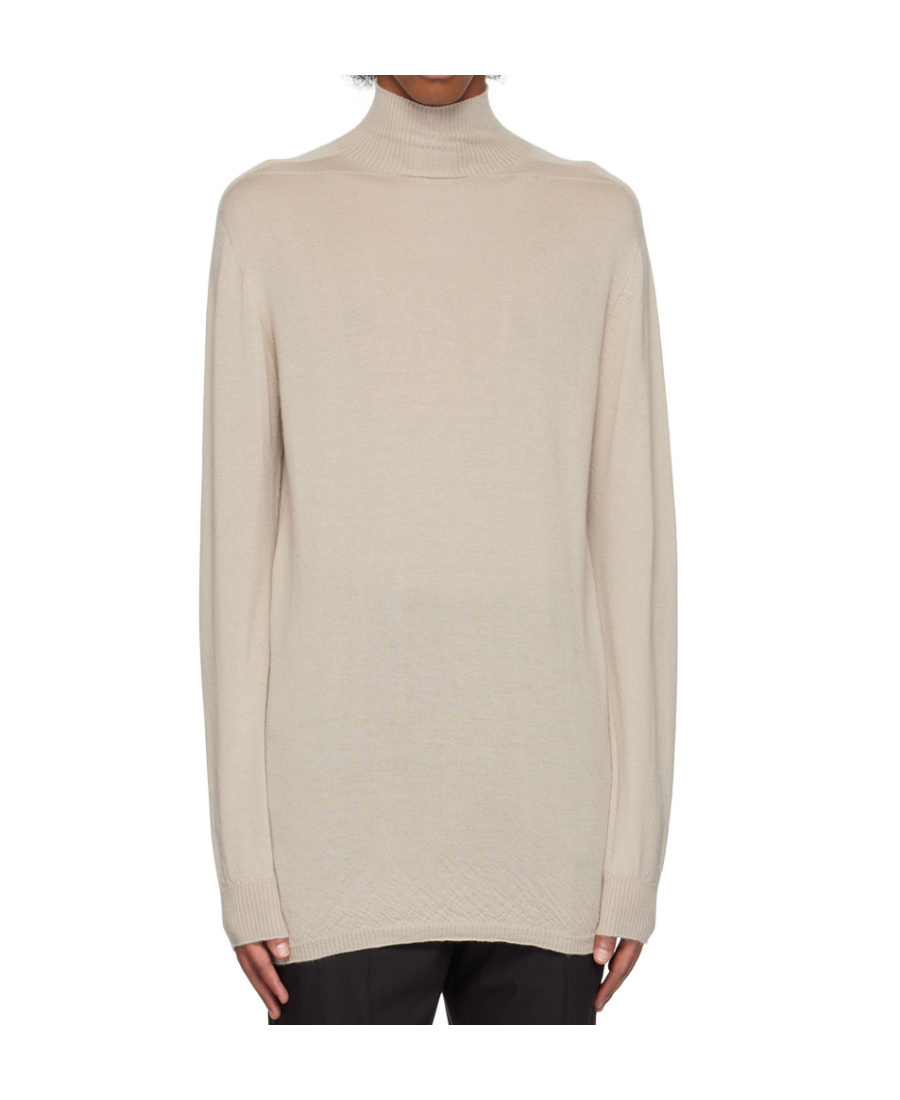 Rick Owens High-necked Sweater In Gray