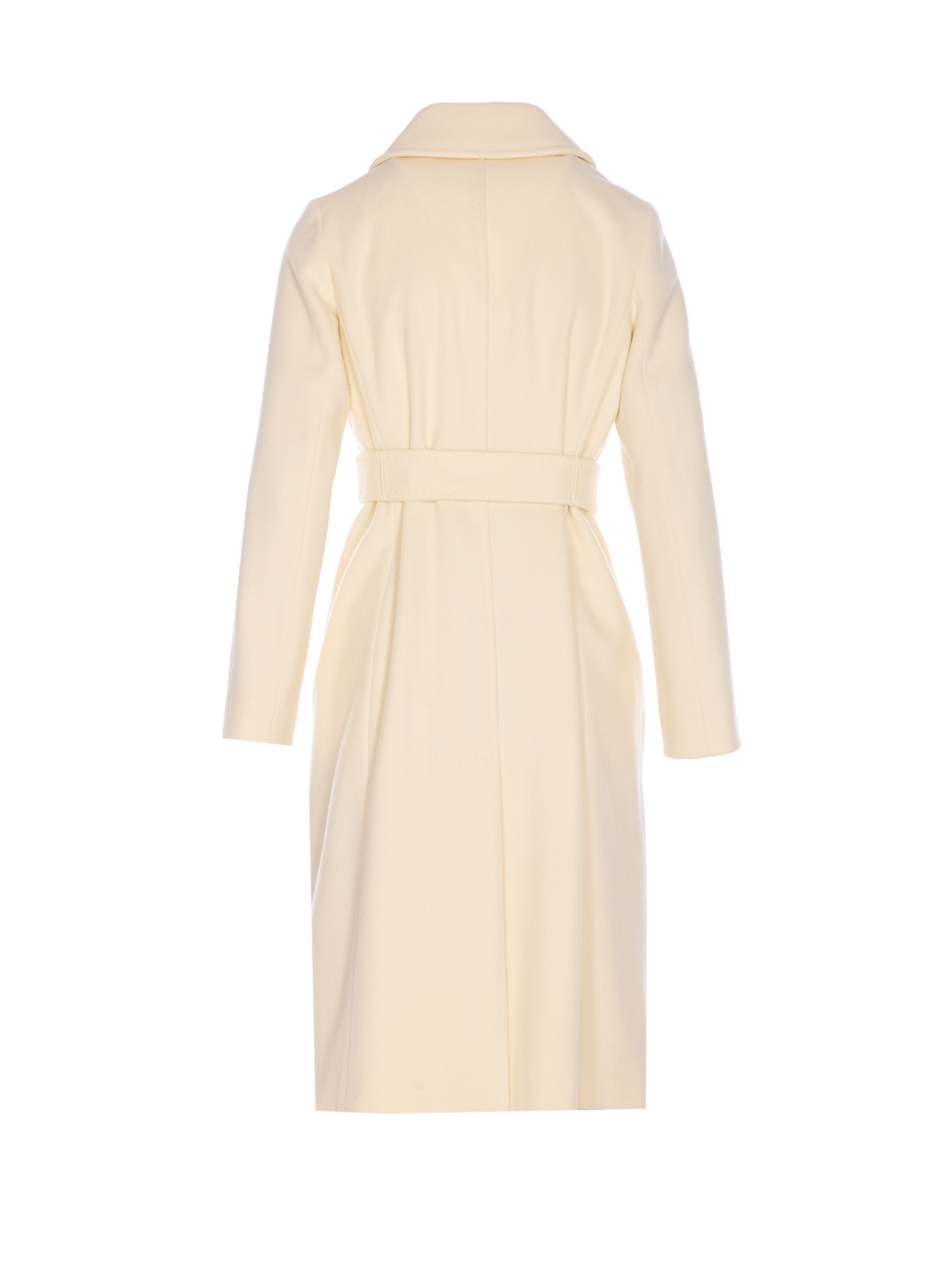 Max Mara Long-sleeved Coat In Brown