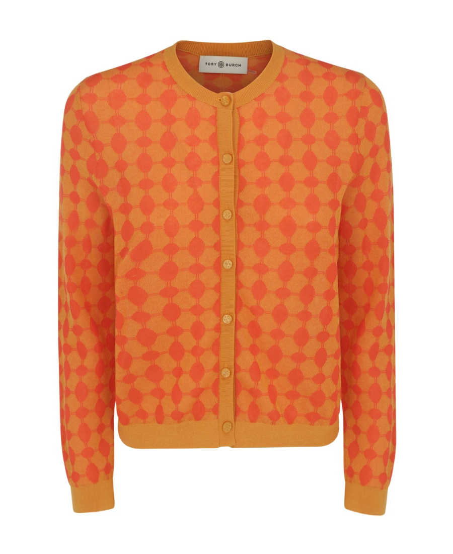 Tory Burch Check-print Cardigan