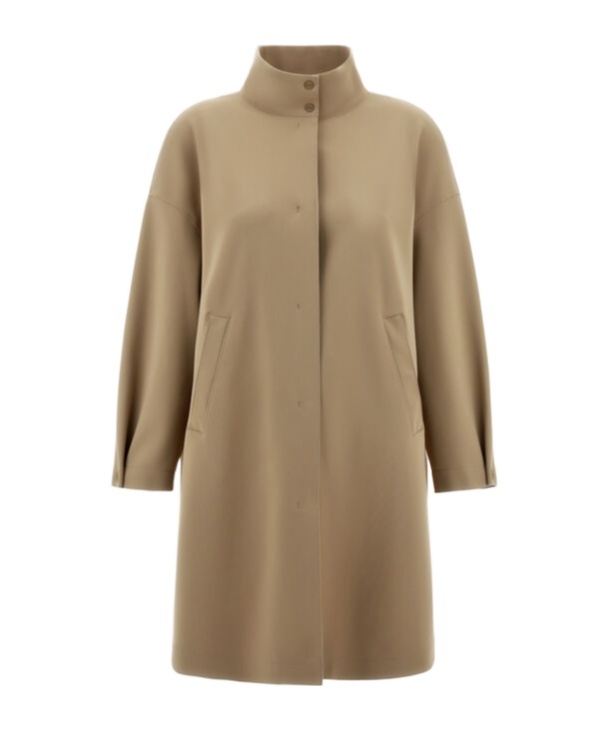 Herno First-act Pef ハイネックコート In Brown