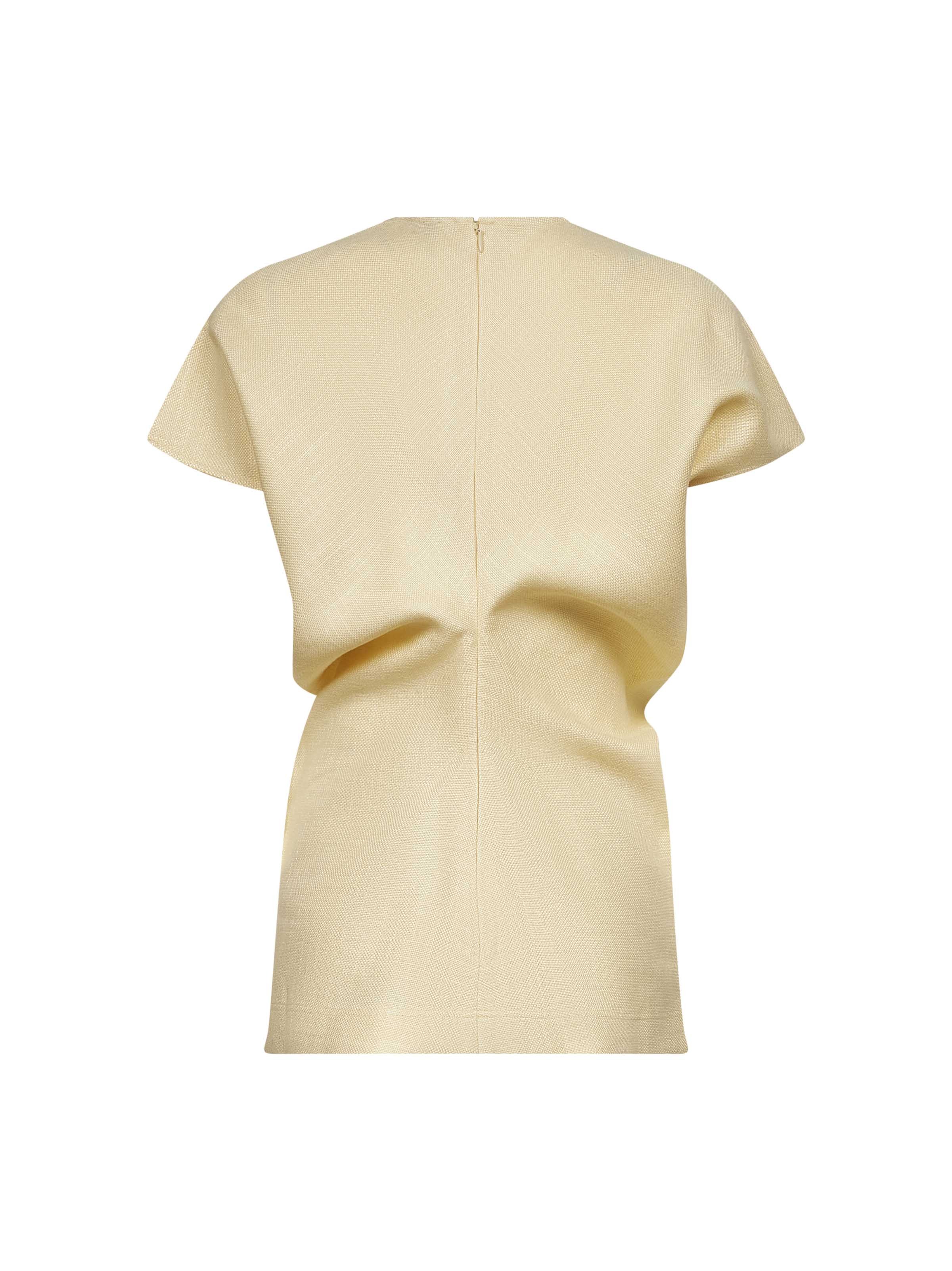 Totême Toteme Women Straw Basketweave Slouch Waist Top In Neutral