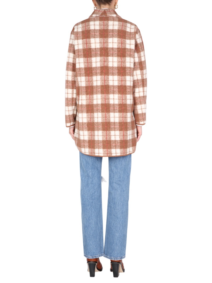 Woolrich "gentry" Coat In Multicolor