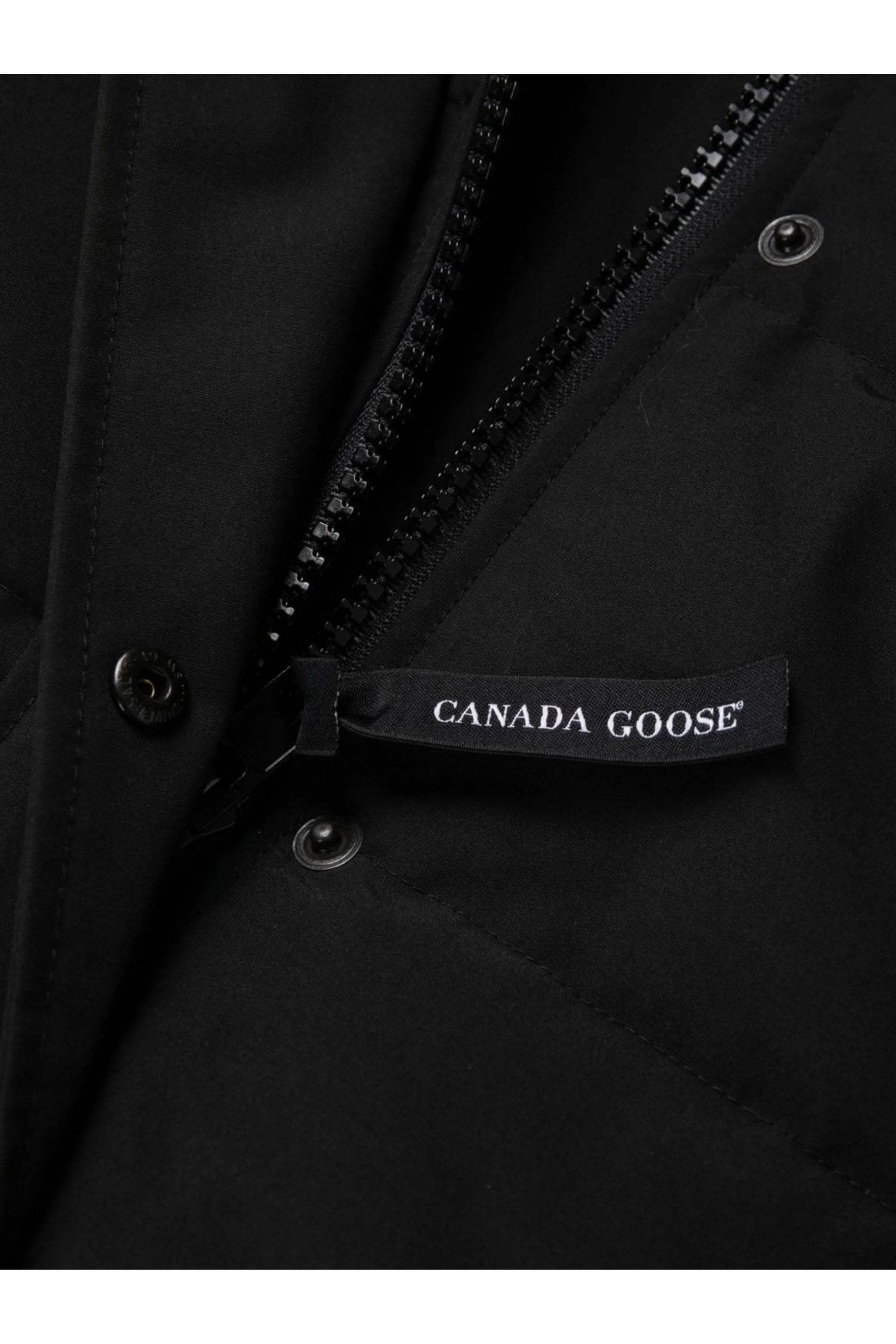 Canada Goose Shelburne Hooded Arctic-tech Parka In Black