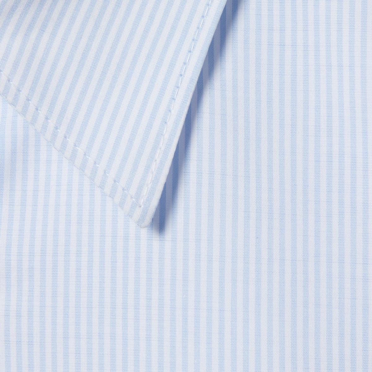 Gucci Striped Cotton Poplin Shirt In White