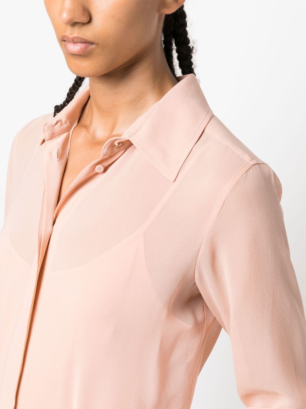Max Mara Silk Camisole In Nude