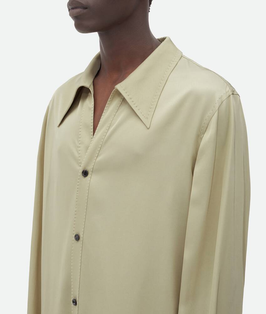 Bottega Veneta Open Thread Detail Shirt In Nude
