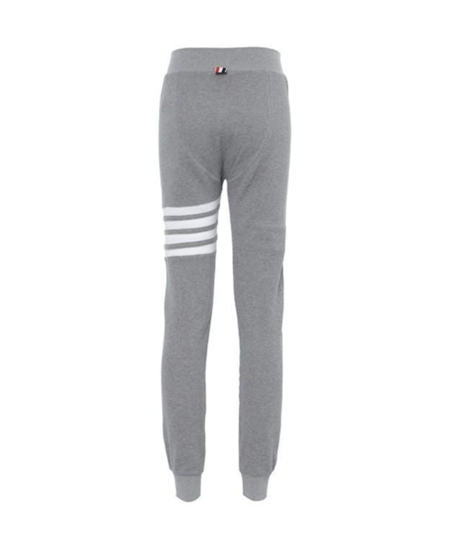 THOM BROWNE STRIPED DETAIL SWEATPANTS 