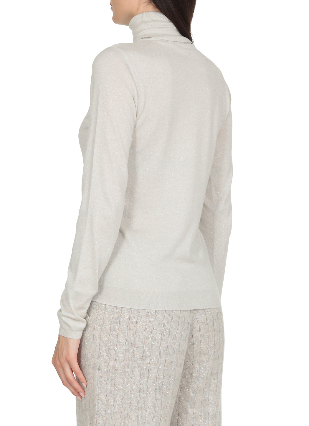 Brunello Cucinelli Turtleneck Jumper In White