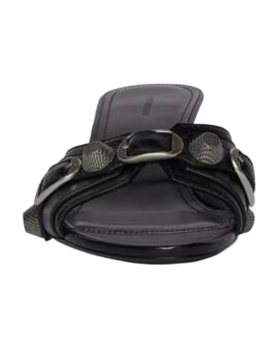Shop Balenciaga Women's Cagole 50mm Sandal In Black