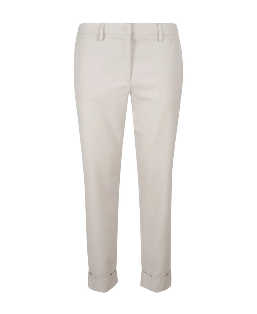 Fabiana Filippi Straight-leg Cropped Trousers In White
