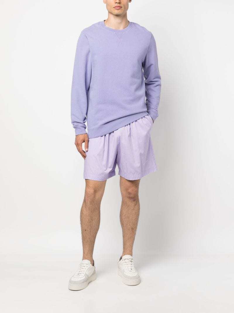 Ih Nom Uh Nit Logo-print Elasticated-waist Shorts In Purple