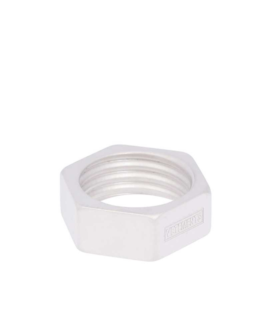 Vetements Logo Ring In White