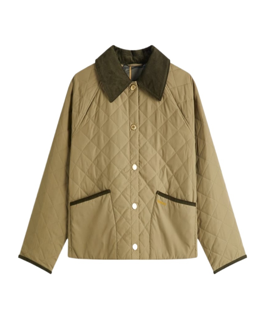 Barbour Quilted Casual Jacket In Green