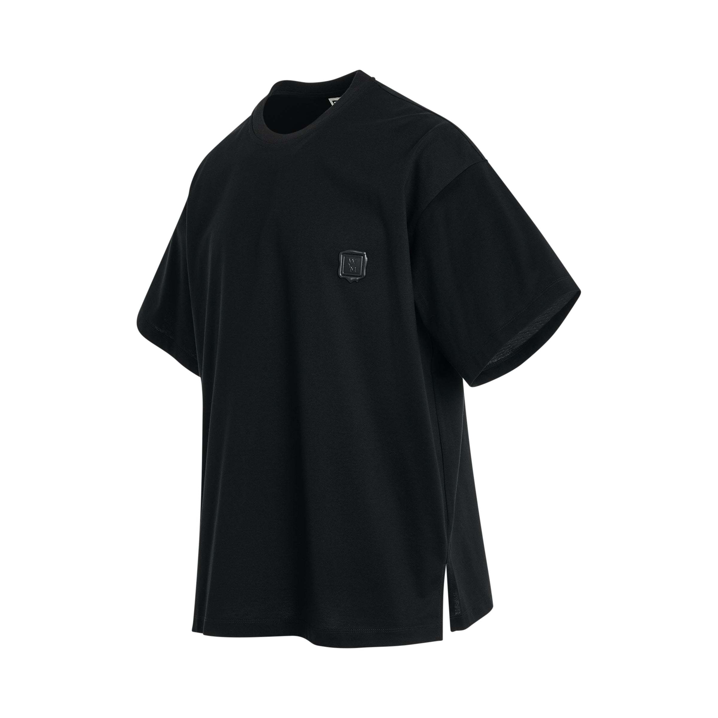 Wooyoungmi Short-sleeved T-shirt In Black