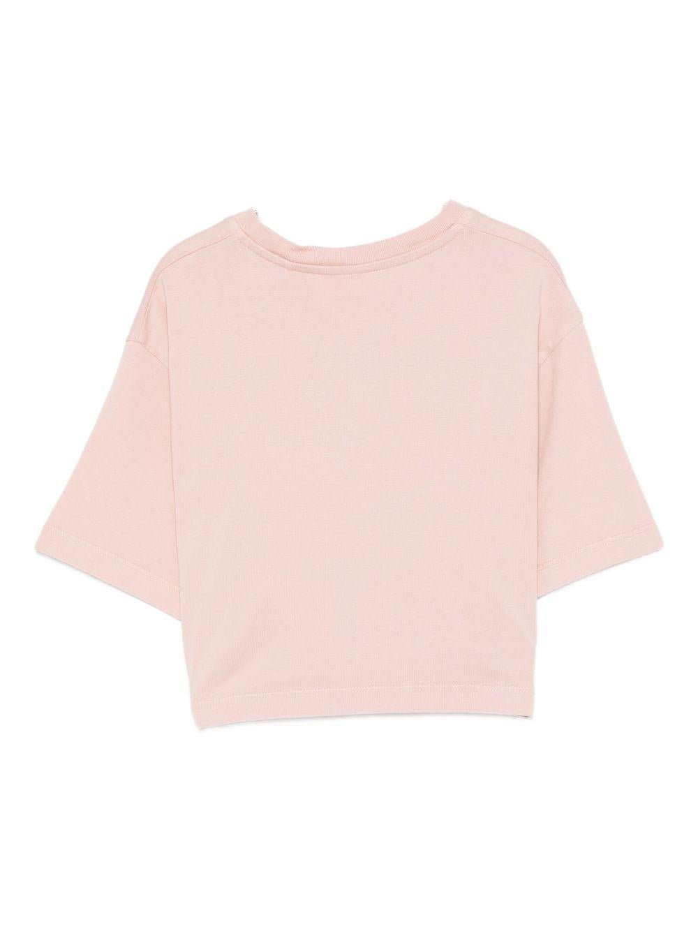 Off-white Short-sleeved T-shirt In Pink