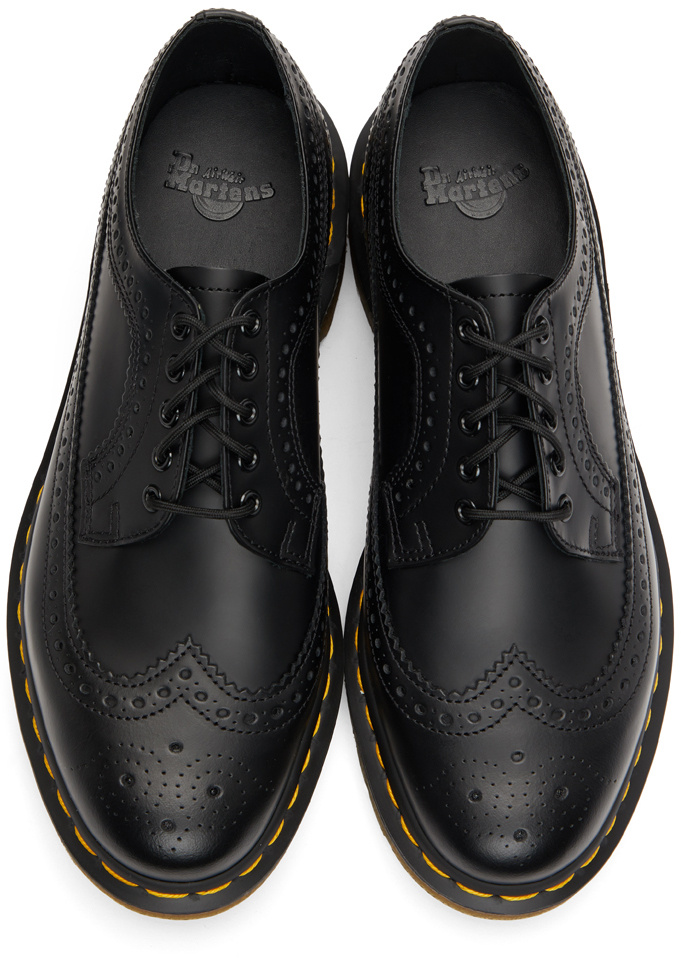 Dr. Martens' Herren Vintage 3989 Quilon Leder Brogues Schuhe In Black