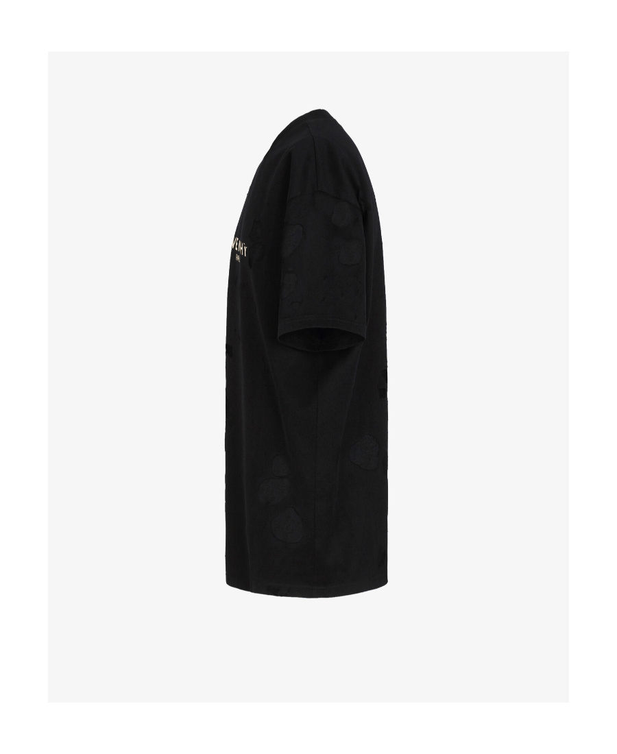 Givenchy Logo-printed Cotton Jersey T-shirt In Black