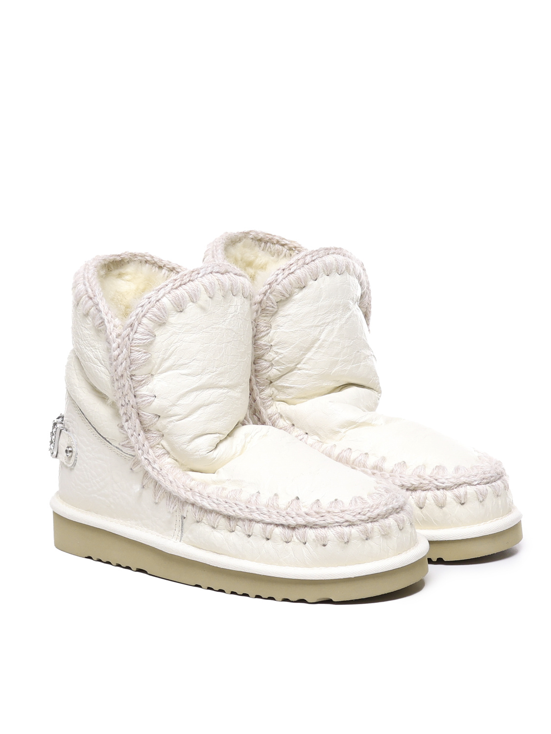 Mou Eskimo Ankle Boots In White