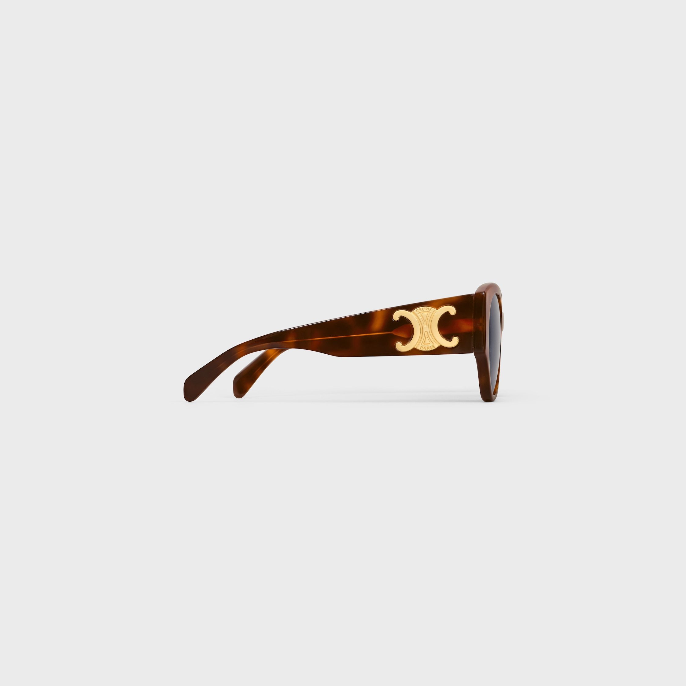 Celine Triomphe Xl 03 Sunglasses In Acetate In Black