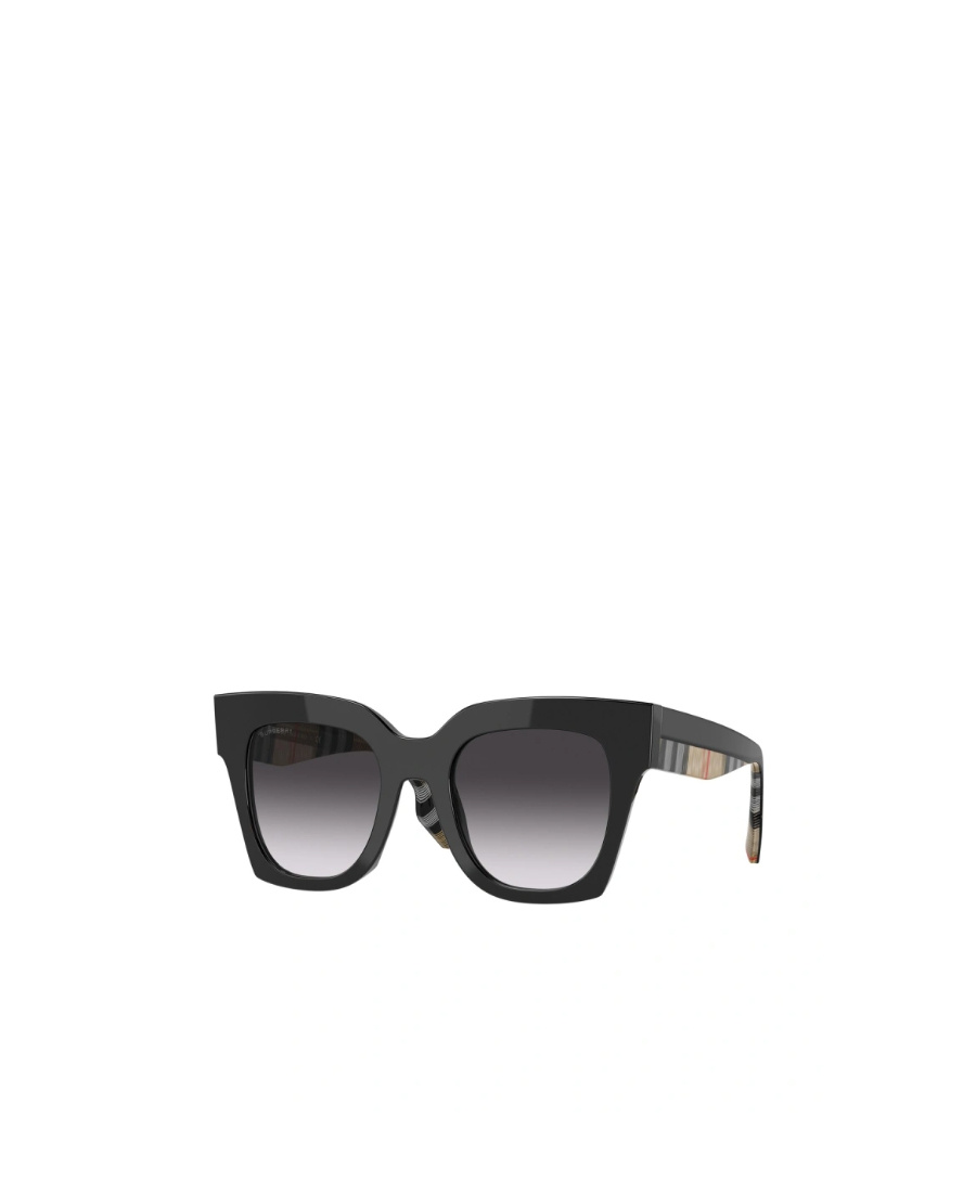 Burberry Bio-acetate Square Frame Sunglasses In Black