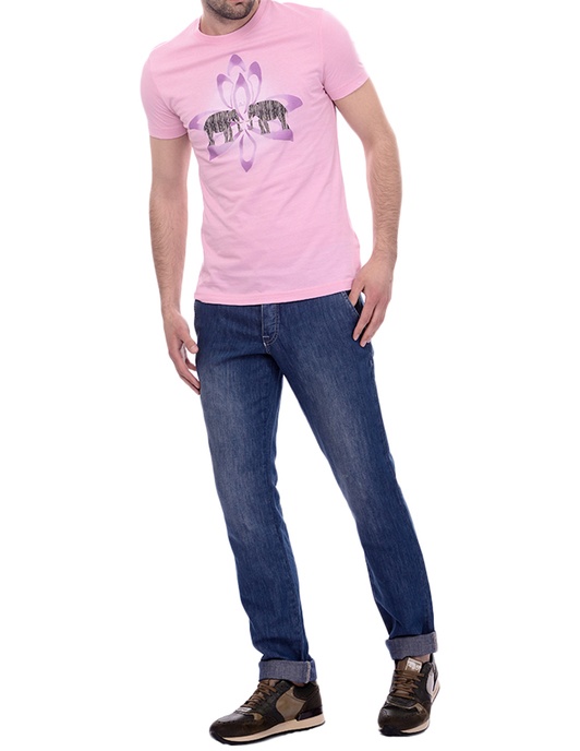 ARMANI JEANS LOGO DETAILS T-SHIRT