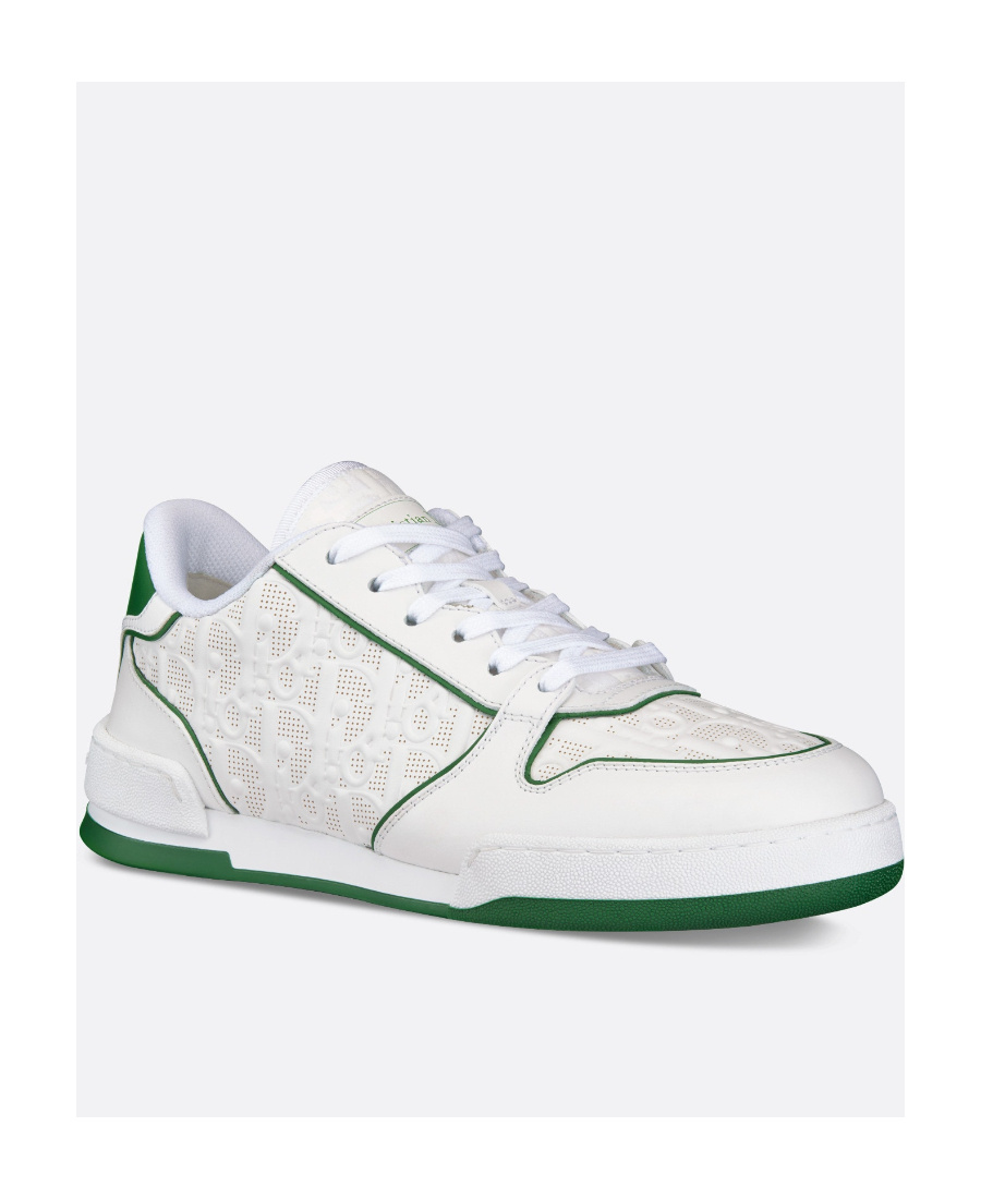 Dior Lace Up Sneakers In White