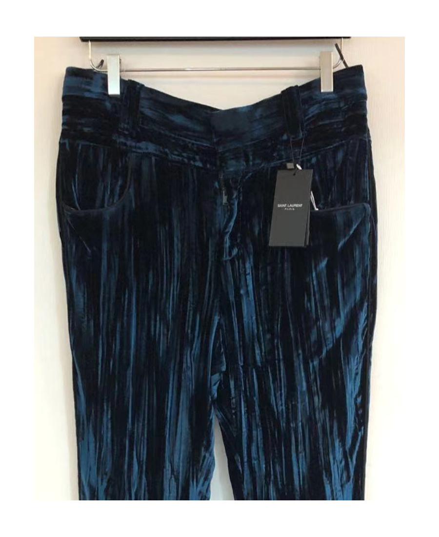Saint Laurent Straight Casual Pants In Black