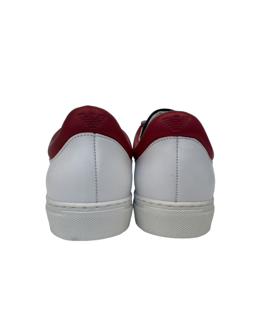 Emporio Armani Tie Casual Sports Shoes In Nude