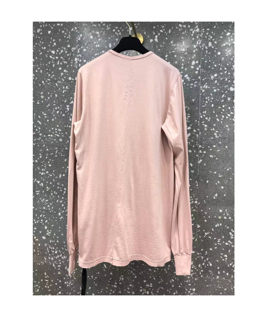 Shop Rick Owens Drkshdw Pentagram Printed Long-sleeved T-shirt In Pink