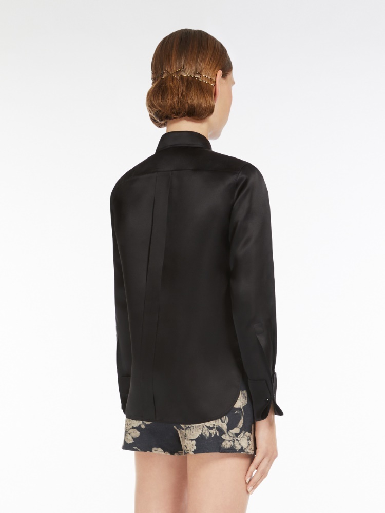 Max Mara Nola Shirt In Black