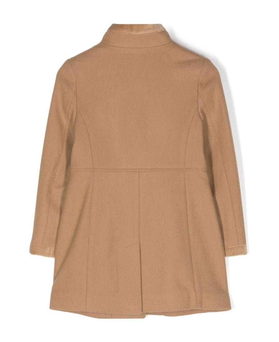 Fay Virginia Hook-fastening Coat In Nude