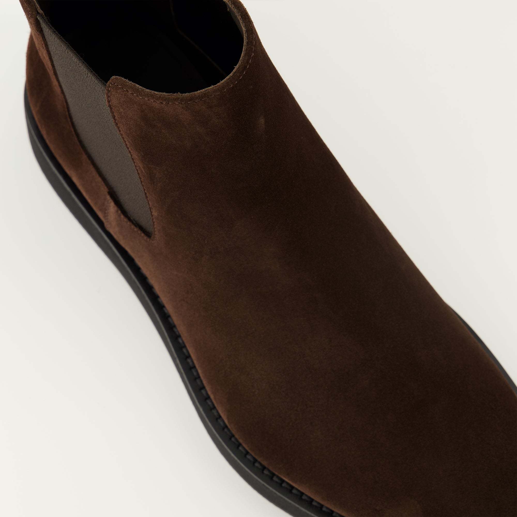 Prada Side Elasticated Boots In Brown