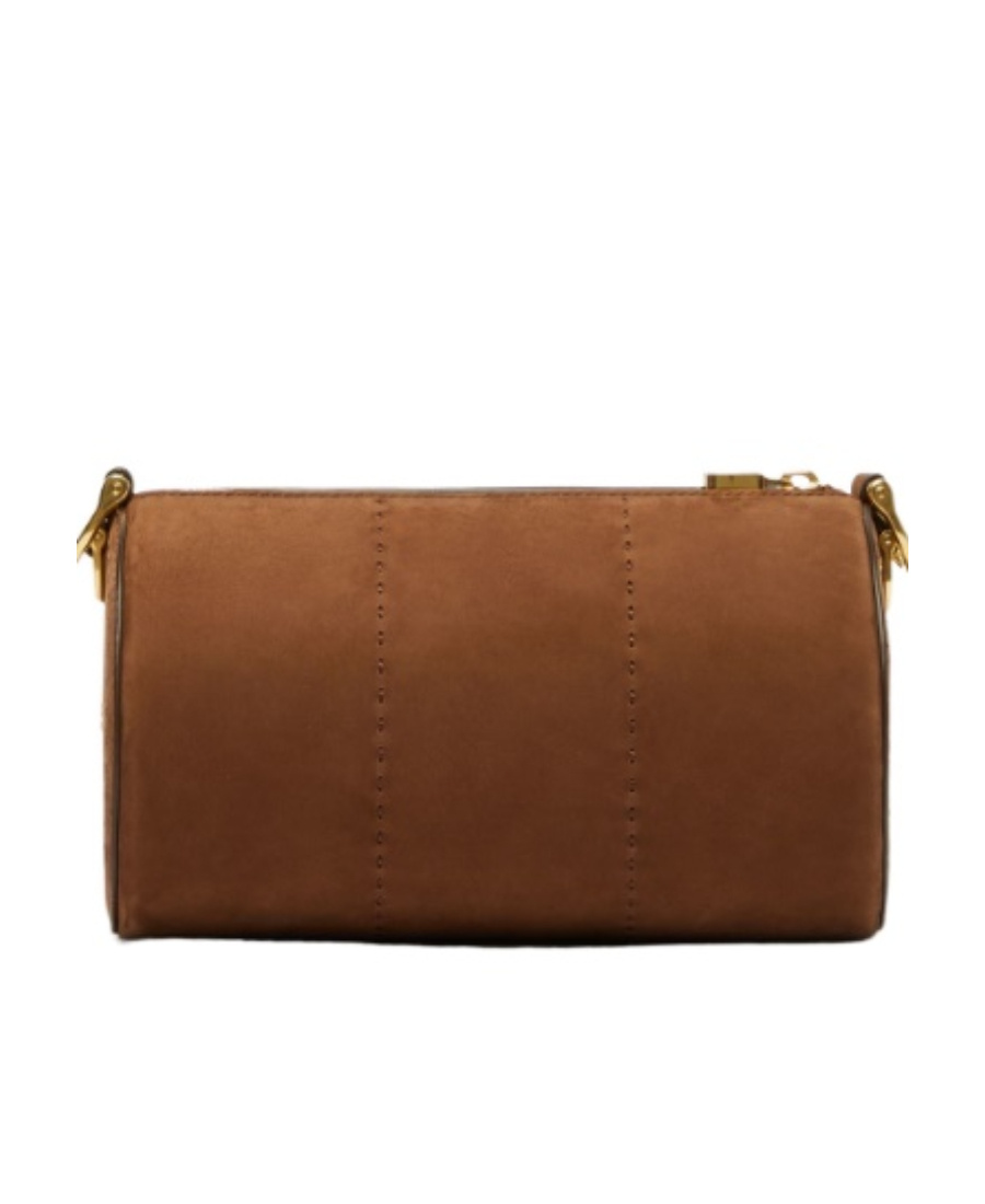 Max Mara Cylindrical Shoulder Bag In Brown