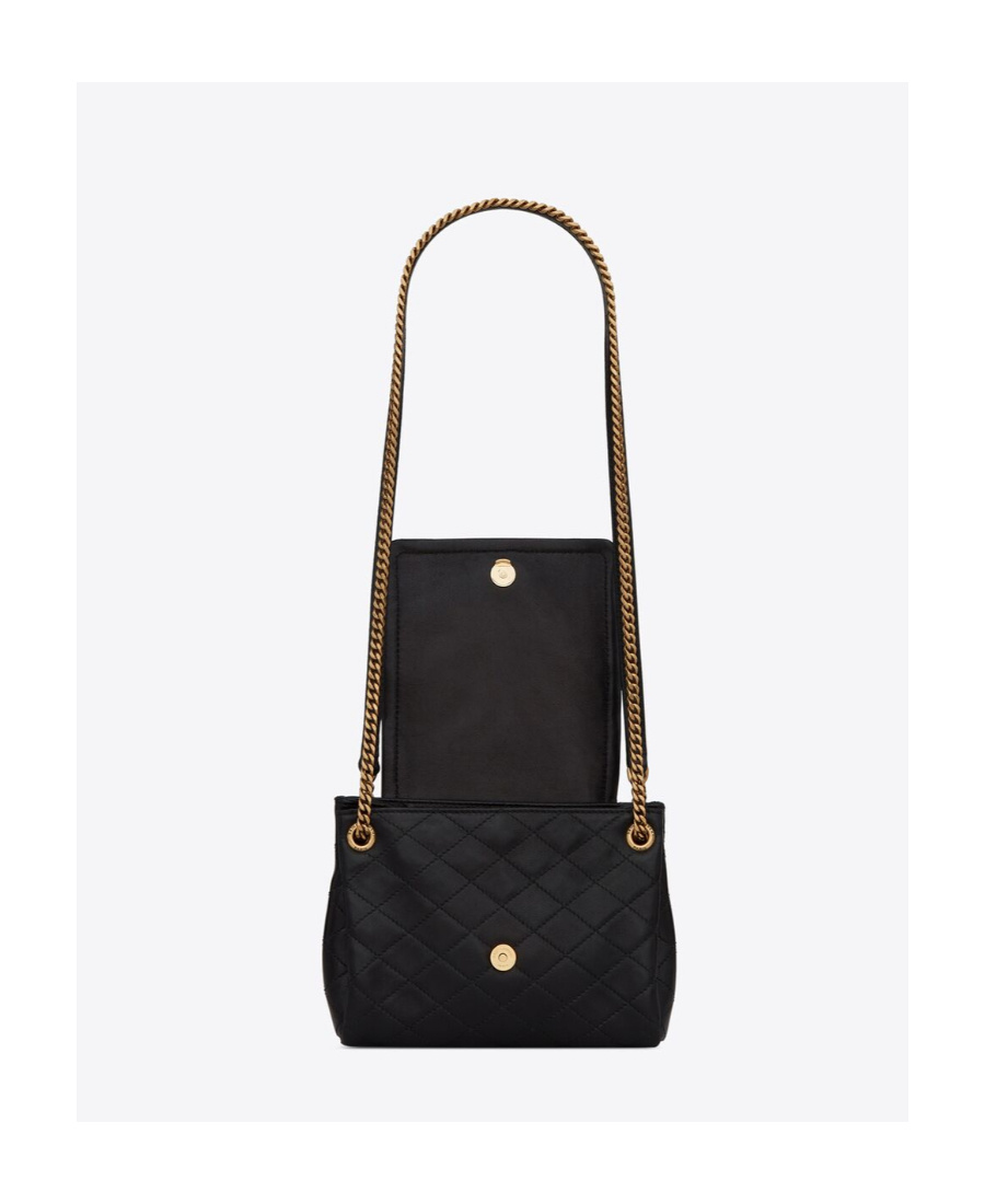 Saint Laurent Mini Nolita Bag In Black