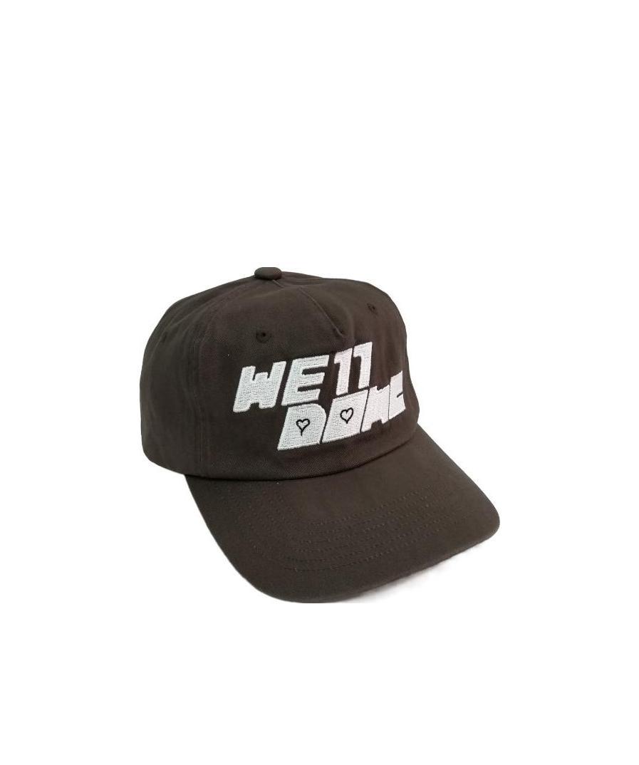 We11 Done Embroidered Logo Baseball Cap In Brown