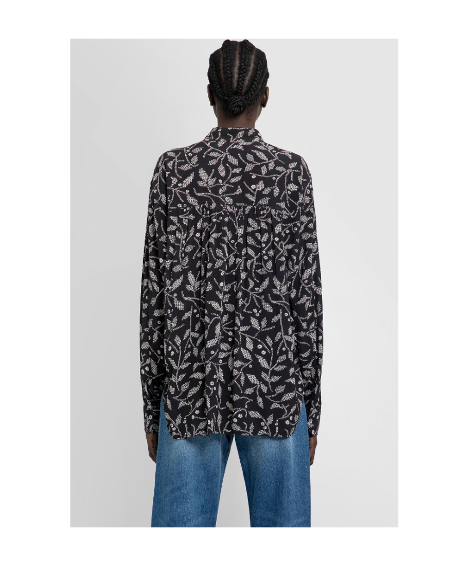 Isabel Marant Étoile Floral-print Blouse In Black