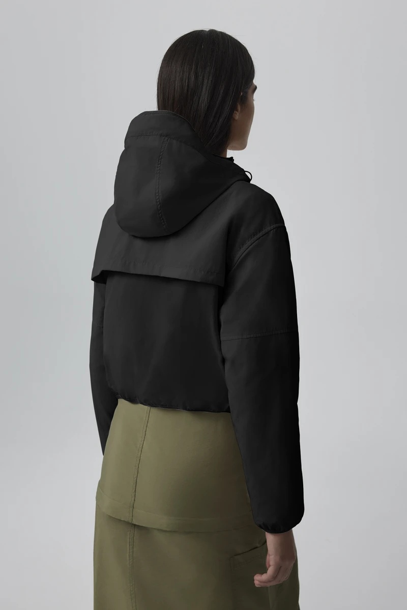 Shop Canada Goose Sinclair Zipper Casual Jacket In Black